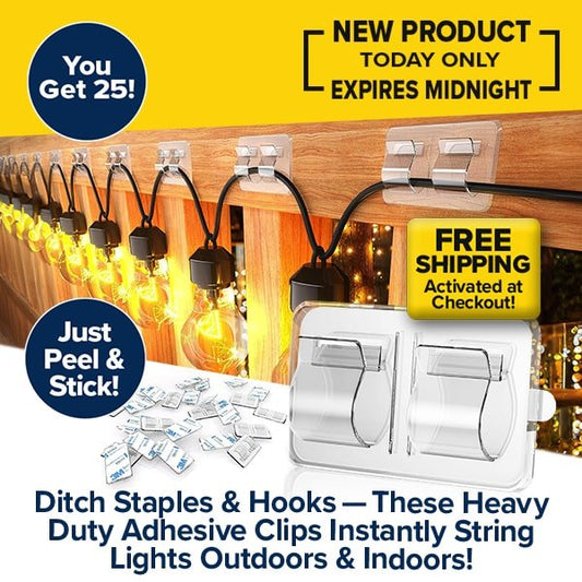 Outdoor String Light Clips