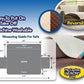 Image of a measuring guide for a sofa to place Couch Coat on. Text says easy to put on and take off, machine washable, reversible, fits couches up to ninety two inches long