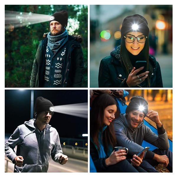 Wireless Bluetooth LED Beanie