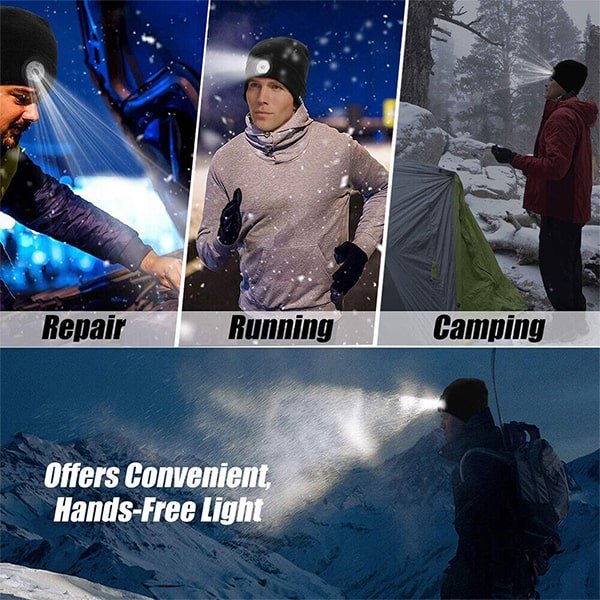 Wireless Bluetooth LED Beanie