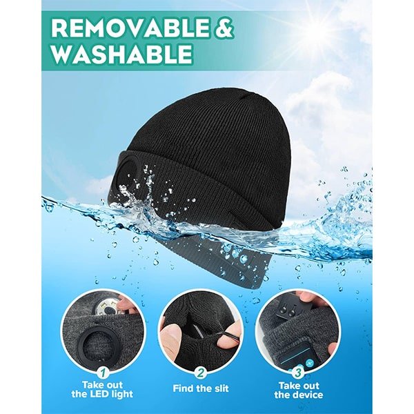 Wireless Bluetooth LED Beanie